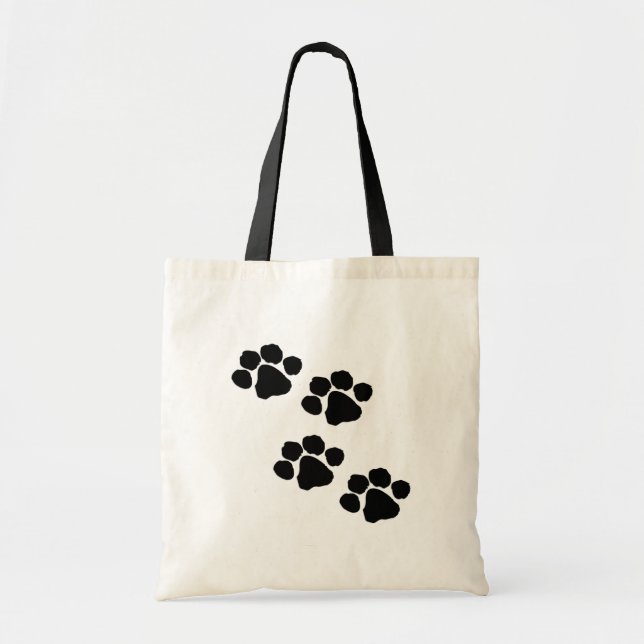 Paw Prints Tote Bag (Front)