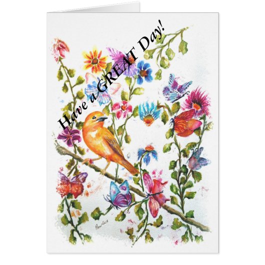 PAW PRINTS YELLOW BIRD (Front)