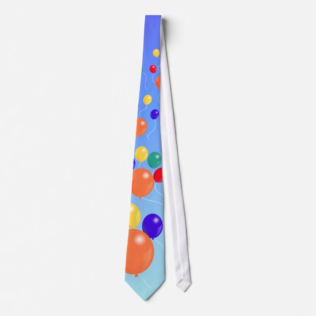 Paw-shaped balloon bouquet celebratory necktie (Front)