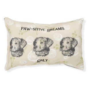 Paw-sitive Vibes Pawsitive Dreams Only Dog Be Pet Bed