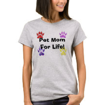 Paw-sitive Vibes Pet mom grey T-Shirt
