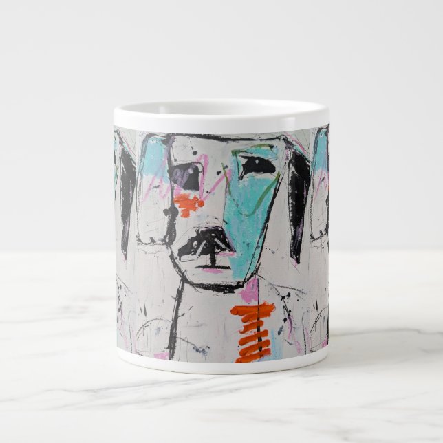 Paw-some Attitude Giant Coffee Mug (Front)