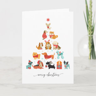 Paw-some Christmas Tree - A Tail-Wagging Holiday Card