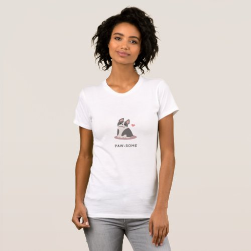 Paw_some Companion _ Cute Dog Love T_Shirt