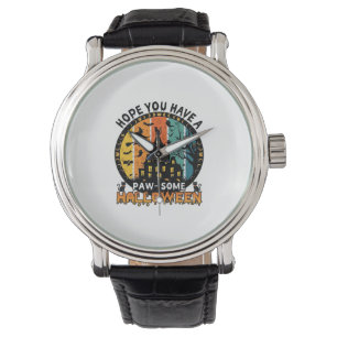 Paw Some Halloween Haunted House Witch Black Cats_ Watch