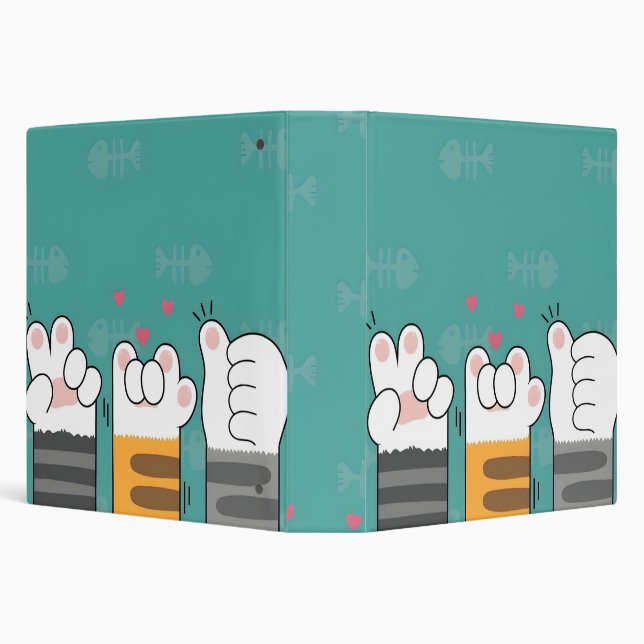 Paw-some Pals 3 Ring Binder (Background)