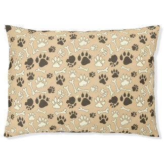 Paw-some Paws & Bones Custom Dog Bed