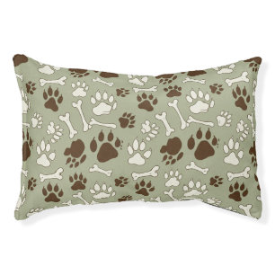 Paw-some Paws & Bones Custom Dog Bed