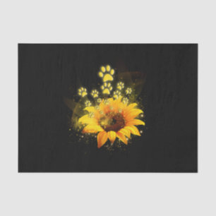 Paw Sunflower Shirt You Are My World Paws Pet Tissue Paper