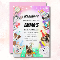 Paw-ty Dogs With Cake Party 