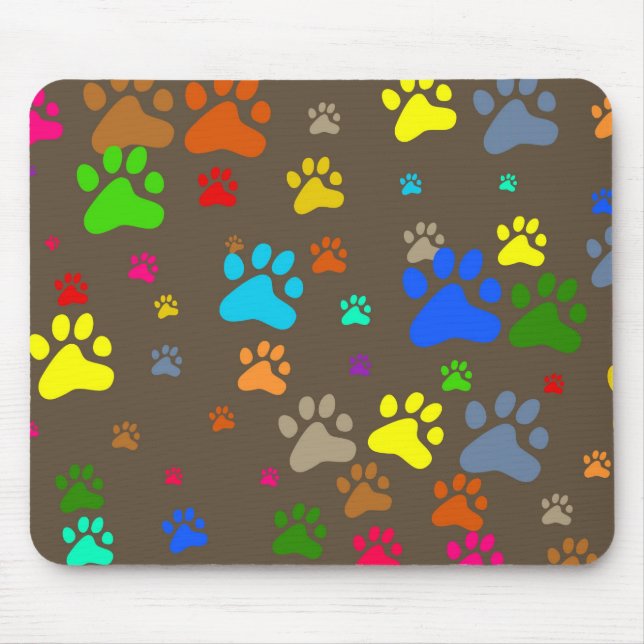 Paw Wallpaper Mouse Pad (Front)