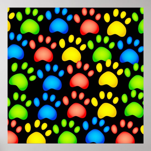 Paw Wallpaper Poster (Front)