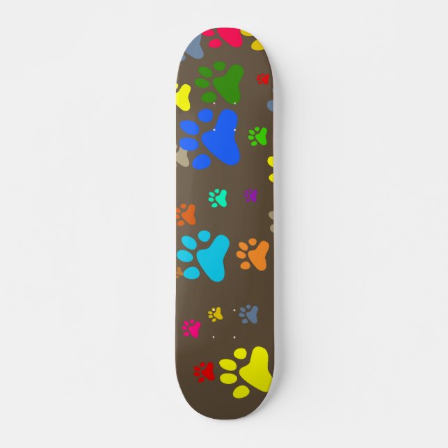 Paw Wallpaper Skateboard Deck (Front)