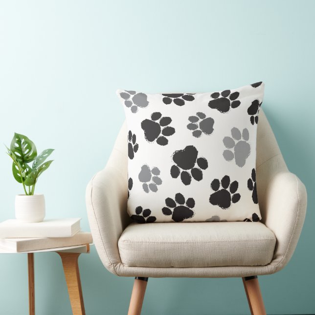 Pawed 20x20 Throw Pillow (Chair)