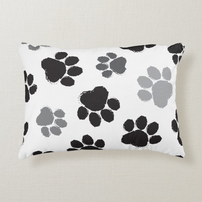 Pawed Accent Pillow (Front)