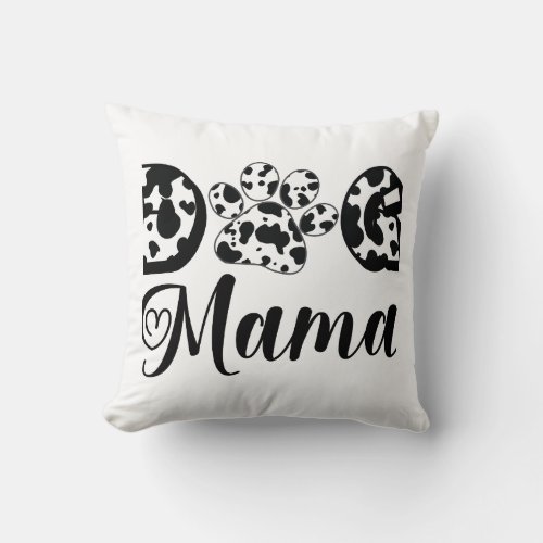 Pawfectly Cozy Dog Mama Decorative Cushion