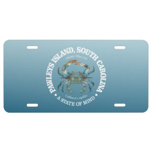 Pawleys Island (blue crab) License Plate