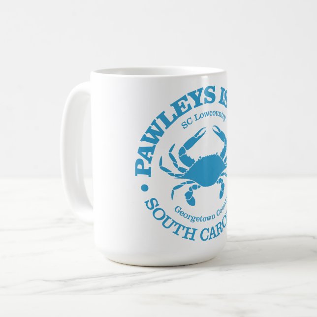 Pawleys Island (crab) Coffee Mug (Front Left)