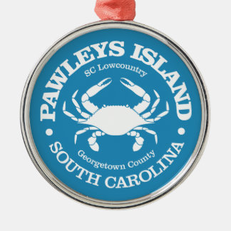 Pawleys Island (crab) Metal Ornament