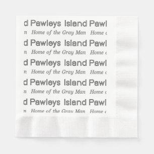 Pawleys Island Gray Man Paper Napkins