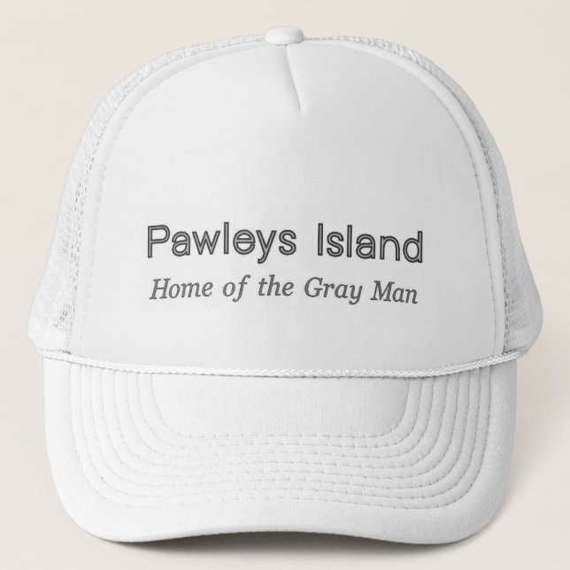Pawleys Island Gray Man Trucker Hat (Front)