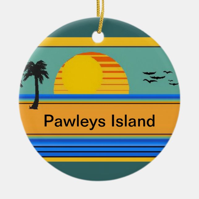 Pawleys Island, SC Ceramic Ornament (Front)