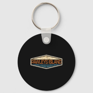 Pawleys Island South Carolina Distressed Keychain
