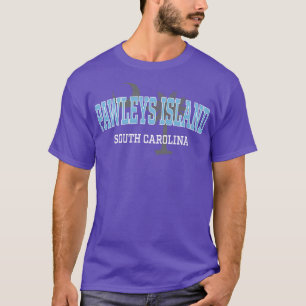 Pawleys Island South olina Palmetto Coastal Blue T-Shirt