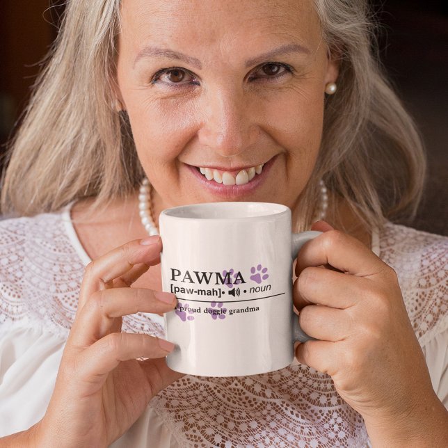 Pawma - Customizable Definition - Doggie Grandma Coffee Mug (Creator Uploaded)