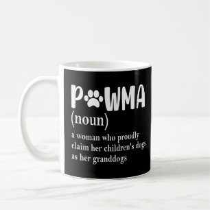 Pawma Definition Mama Grandma Aunt Dog Lovers Long Coffee Mug