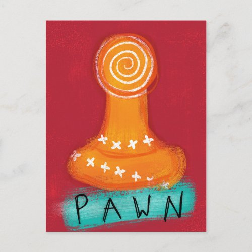 Pawn Chess Piece Postcard