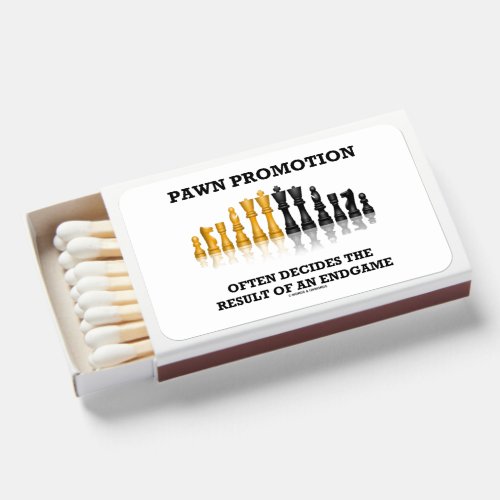 Pawn Promotion Often Decides The Result Of Endgame Matchboxes
