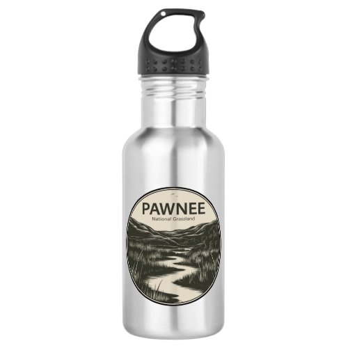 Pawnee National Grassland Colorado Stream Stainless Steel Water Bottle