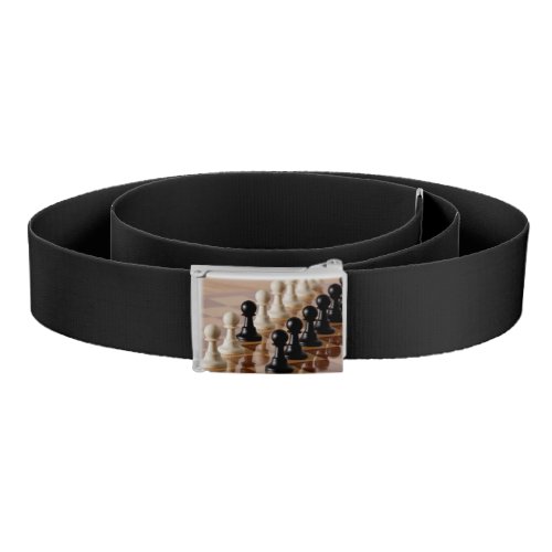 Pawns on Chess Board Belt