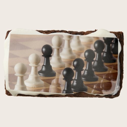 Pawns on Chess Board Brownie