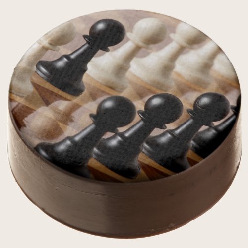 Pawns on Chess Board Chocolate Covered Oreo