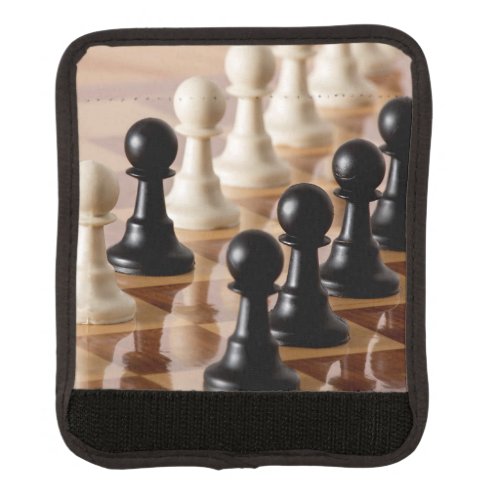 Pawns on Chess Board Luggage Handle Wrap