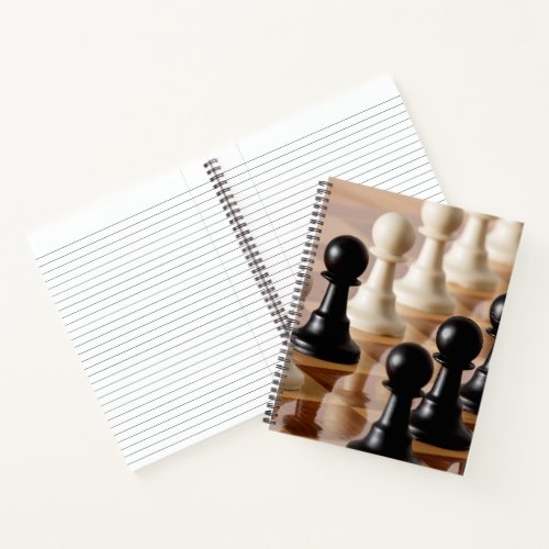 Pawns on Chess Board Notebook