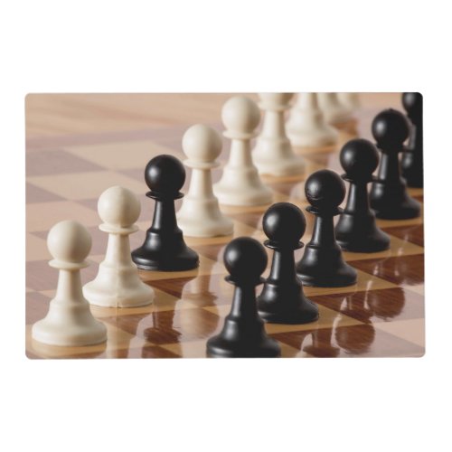 Pawns on Chess Board Placemat