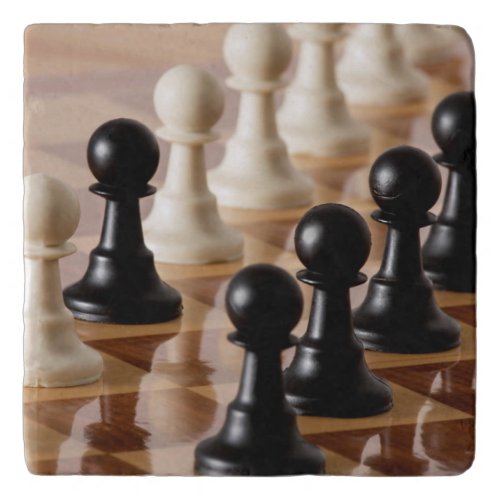 Pawns on Chess Board  Trivet