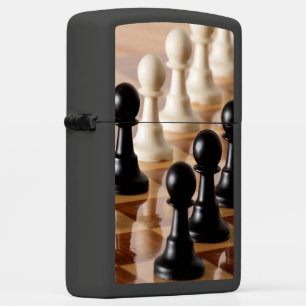 Pawns on Chess Board Zippo Lighter