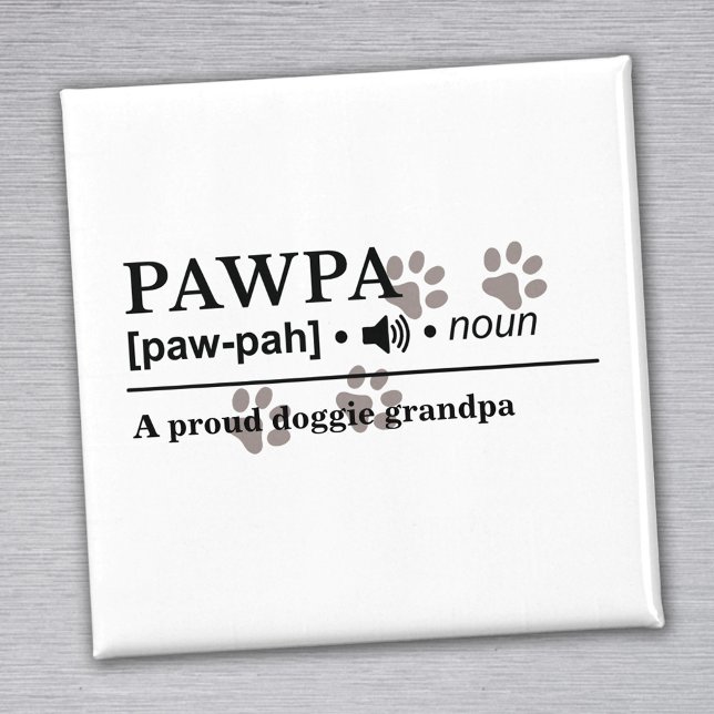 Pawpa Customized Dog Lover Magnet (Creator Uploaded)