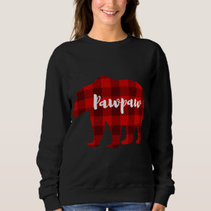 Pawpaw Bear Clothing Men Gifts Grandparent Family Sweatshirt