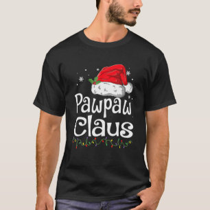 Pawpaw Claus Christmas Pajama Family Matching Xmas T-Shirt