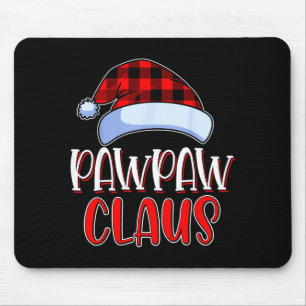 Pawpaw Claus Santa Family Matching Christmas Pajam Mouse Pad