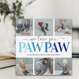 Pawpaw Father&#39;s Day Photo Collage Plaque
