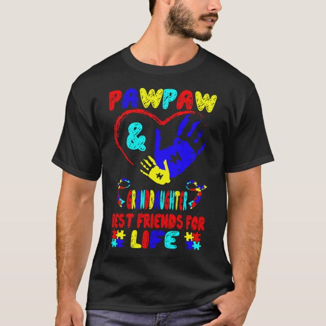 Pawpaw Granddaughter Best Friends For Life T-Shirt (Front)