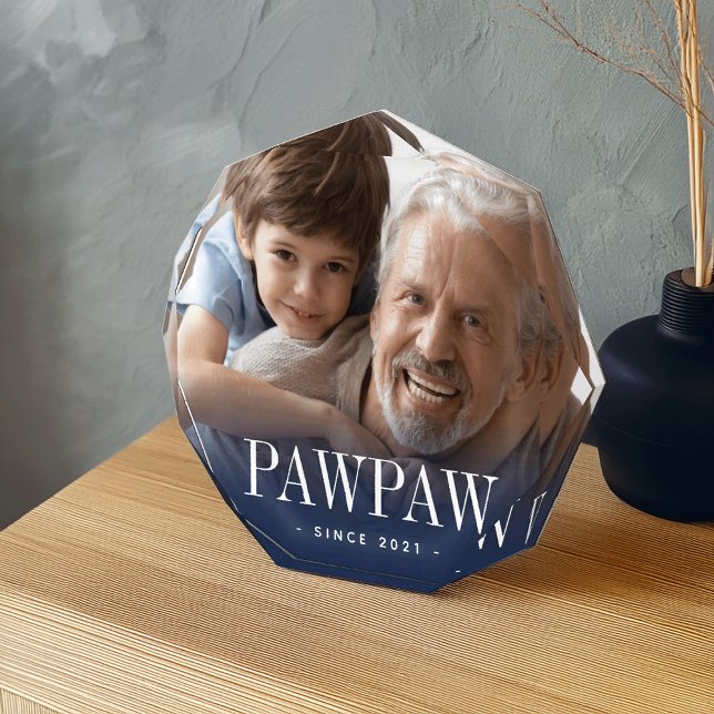 Pawpaw Grandpa Year Established Photo Block (Creator Uploaded)