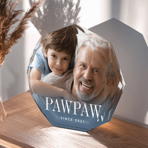 Pawpaw Grandpa Year Established Photo Block