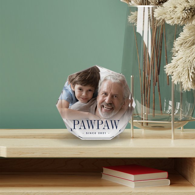 Pawpaw Grandpa Year Established Photo Block (Creator Uploaded)